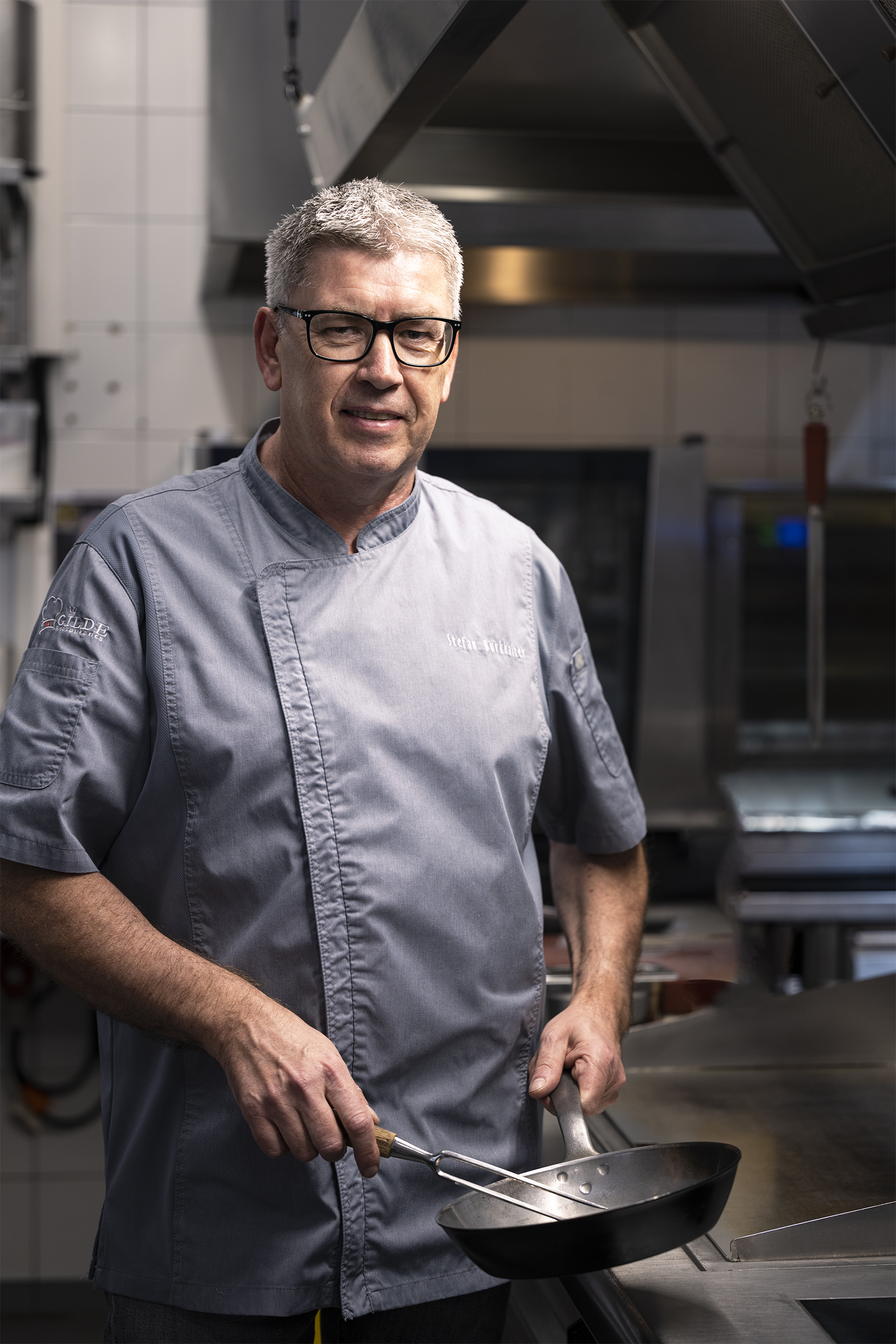 Unser Küchenchef Stefano, derzeitiger Geschäftsführer und Chefkoch der Costa Azzurra